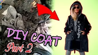 How To Sew Hooded Fall Jacket/DIY Plus Size Boho Chic Jacket #ootd #sewingtutorial #plussizefashion