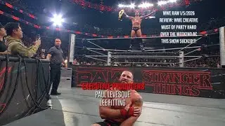 WWE RAW 1/5/2026 REVIEW: WWE CREATIVE MUST OF PARTY HARD OVER THE WEEKEND BC THIS SHOW SUCKED!!!