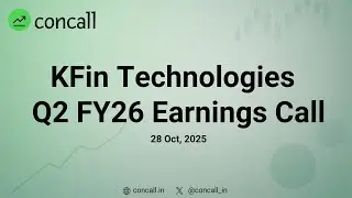 KFin Technologies Ltd Q2 FY26 Earnings Conference Call | Concall.in
