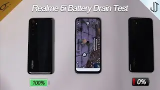 Realme 6i Battery Drain Test---90hz