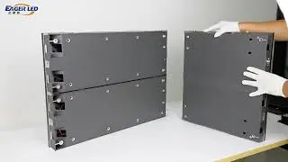 Светодиодный экран для внутренних обоев EA250W, операция по сращиванию фасок