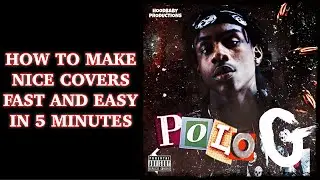 How To Make Good Cover Art on your Phone in 5 Minutes *Easy* IPHONE & Android (HoodBaby Productions)