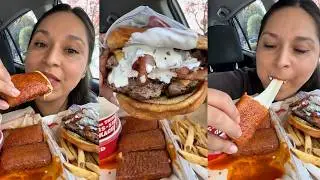 Едим чили новый бургер BACON RANCHER