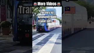 The Very 1st ART Automated Rapid Transit Putrajaya Trackless Tram Malaysia (Indonesia also has this)