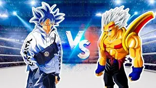 GT vegeta vs goku in wwe 2k23