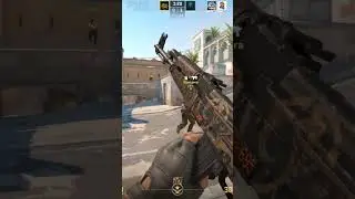 CSGO победный выход на лонг😎 #csgo #dust2 #clutch #silver