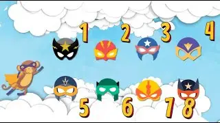 Superhero Counting Adventure 1️⃣ to 🔟 | Interactive Learning Fun for Kids! 🌟🦸&zwj;♂️🦸&zwj;♀️✨