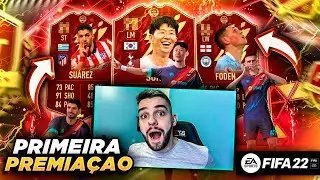 MITEI DEMAIS!!! MINHA PRIMEIRA PREMIA&Ccedil;&Atilde;O NO FUT CHAMPIONS!! FIFA 22