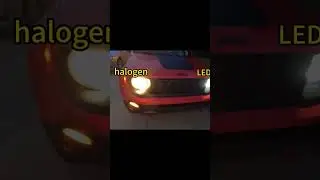 2021 Jeep Renegade，re there any differences between halogen and LED? #carlights #rimthin #jeep