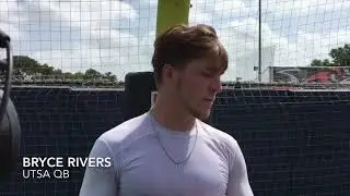 UTSA Football Fall Practice Report with QB Bryce Rivers 8.14.18