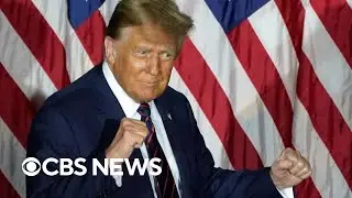 Trump addresses New Hampshire supporters after projected primary win
