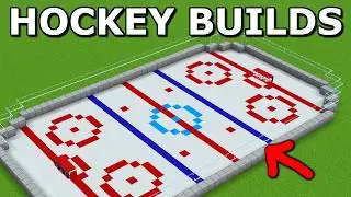 Minecraft: 15+ Hockey/NHL Build Hacks!
