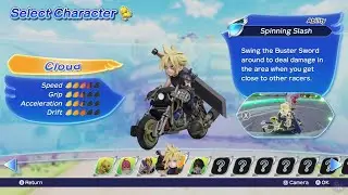 Chocobo GP - Cloud & Squall Gameplay (Season Pass Characters)