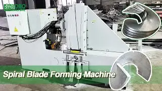 Manganese Steel Sectional Screw Blade Cold Rolling Mill Forming Machine