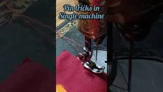 ruffle stitch in single machine/sewing tips & tricks👍👍