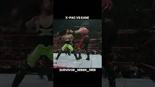 X-Pac vs Kane Match in Survival Series 1999 #wwe #wwewrestler