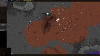 Mayhem (Total Annihilation) new map: Craggly vs 2 AIs