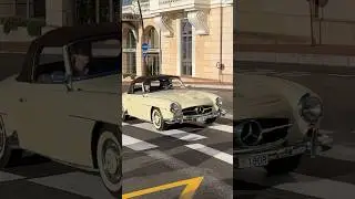 Elegant Mercedes 190 SL in Monaco #monaco #mercedes #luxury #lifestyle
