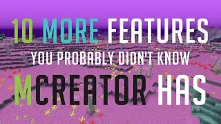10 More Features You Probably Didn't Know MCreator Has