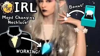 Mood Changing Necklace & Callmehbob Ring IRL || Royale High Cosplay