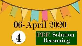 6 April'20 PDF-4 I Direction Sense Trick in hindi I Direction Test By ANIL SANKHLA SIR