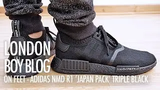 On Feet - Adidas NMD R1 'Japan Pack' Triple Black