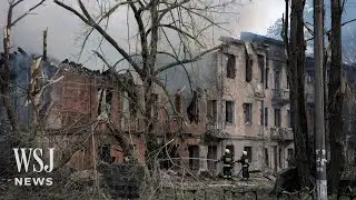 Fire Tears Through Dnipro Medical Clinic After Russian Strike | WSJ News
