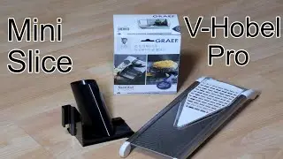 GRAEF MiniSlice VS. V-Pro Gem&uuml;sehobel Edelstahl