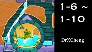 Where's My Water? Walkthrough Game Play - Level 1-6 to 1-10 [HD]