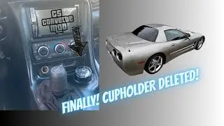 USELESS C5 Cupholder Delete! Custom Gauge Cup Installed!