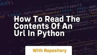 How to read the contents of an url in python