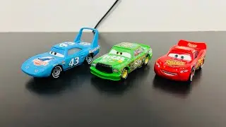 Mattel Disney cars 1 Classic Chick Hicks, The King and Lightning Mcqueen