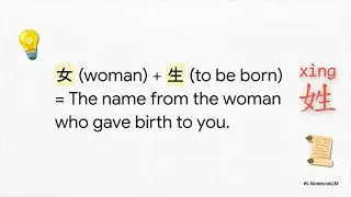 How to remember the Chinese character 姓surname