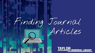 Finding Journal Articles in a Database