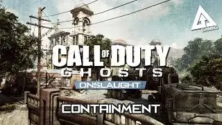 CoD Ghosts Onslaught Maps - Containment Multiplayer Gameplay (Maverick DLC Gun Gameplay)