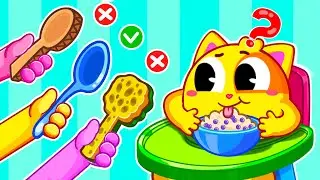 Which Spoon Is the Best for Kids❓🥄❓ SUBSCRIBE for Funny Kids Songs & Nursery Rhymes♥️