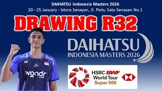 DRAWING DAIHATSU INDONESIA MASTER 2026 SELASA-MINGGU 20-25 JANUARI 2026