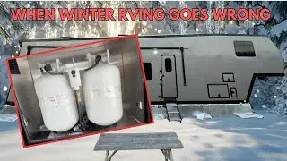 DO THIS & NEVER RUN OUT OF PROPANE AGAIN | Full-Time RVing in -30 degrees