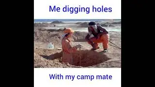 Its a picture i took in camp green lake with one of my camp mate.