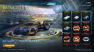 Batman Ultimate Bundle Rocket League Item Shop