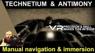 Hardcore Autonomous VR Instrument flying Navigation precise coordinates Elite Dangerous