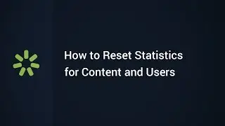 How to Reset Statistics for Content and Users in iSpring Learn LMS