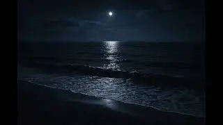 Still Nights 🌙 Distant Ocean Waves | Calm Night Ambience for Deep Sleep