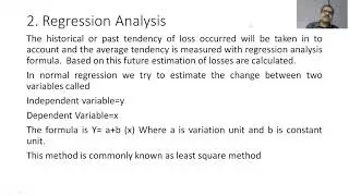 Unit 2 Lecture 6 Loss Forecasting