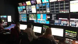 Anderson Cooper -  CNN Hudson Yards Launch May 20, 2019  Control Room view
