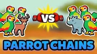 Super Auto Pets but we can only use PARROT CHAINS
