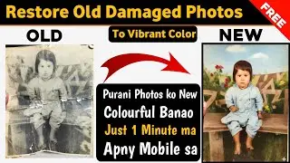 Restore Old, Damaged Photos to Vibrant Color in Minutes with AI Restore Old Photos Color Like a Pro!