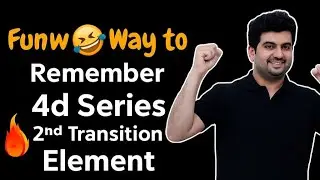 Lect-02, 4d series or 2nd Transition Element || D&F Block Element for NEET/JEE/12th CLASS ||