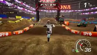 MX vs. ATV All Out Online Gameplay - Glendale Supercross MX 125
