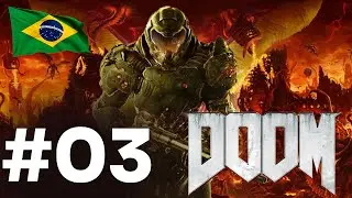 DOOM 2016 - DESLIGUE A TORRE ARGENT, DESTRUA O PROCESSADOR GAMEPLAY, Dublado Portugu&ecirc;s PT-BR  PART 3